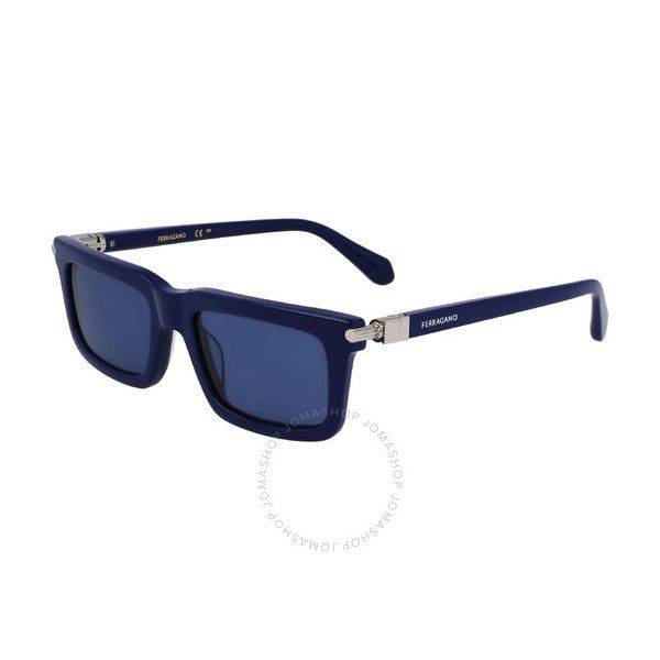 Ferragamo Salvatore 블루 파일럿 남성 선글라스 SF2015S 414 53