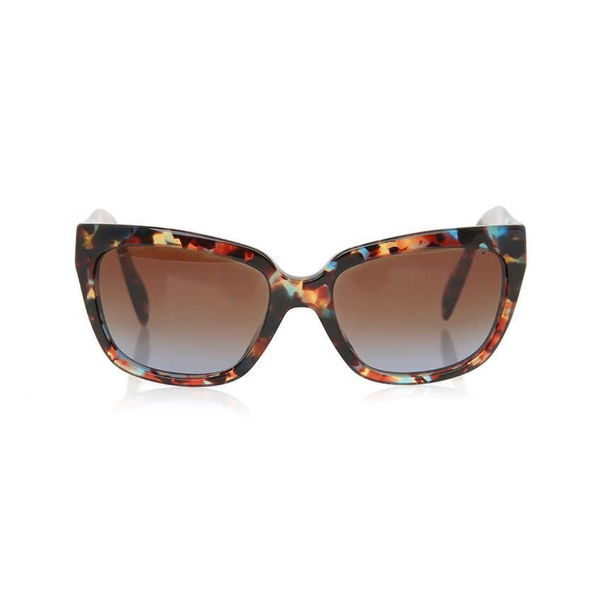 Prada Round Sunglasses with Logo Leopard Print 2015