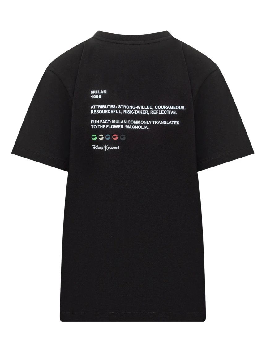 코페르니 X 디즈니 뮬란 크루넥 티셔츠 DJS03F5036MUL_BLACK
