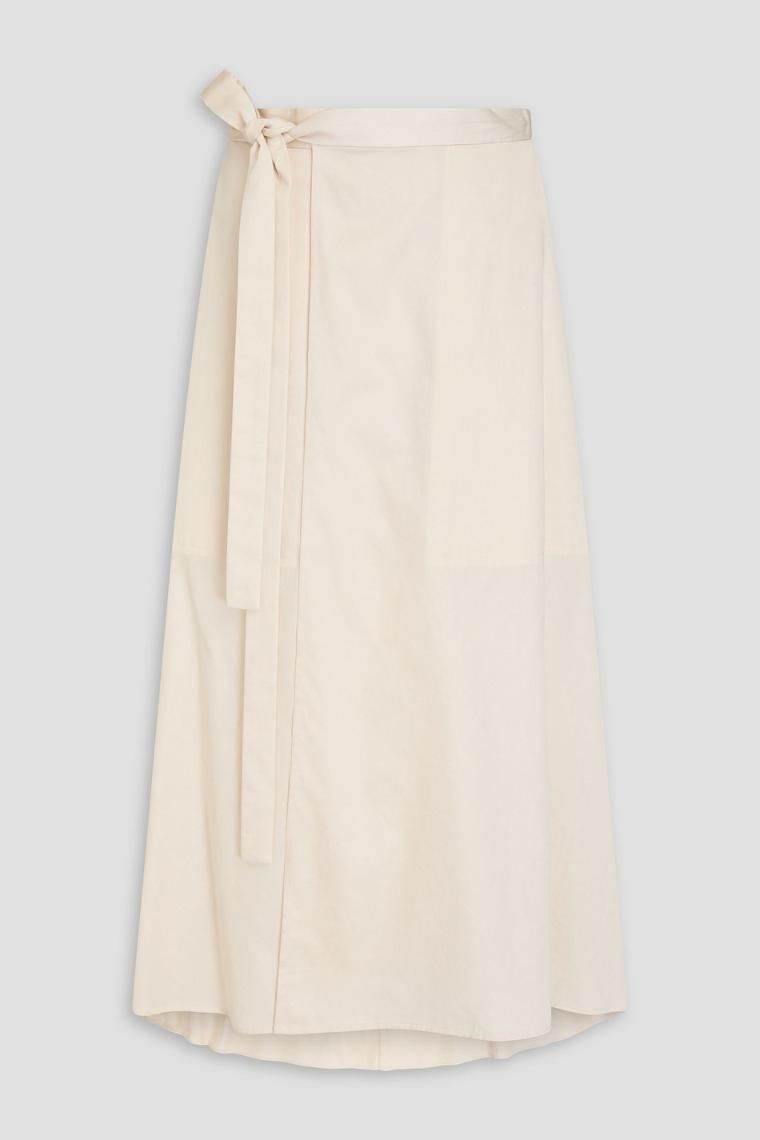 [NB07] 조셉 여성 스커트 Alix cotton poplin midi wrap skirt 46376663162901258