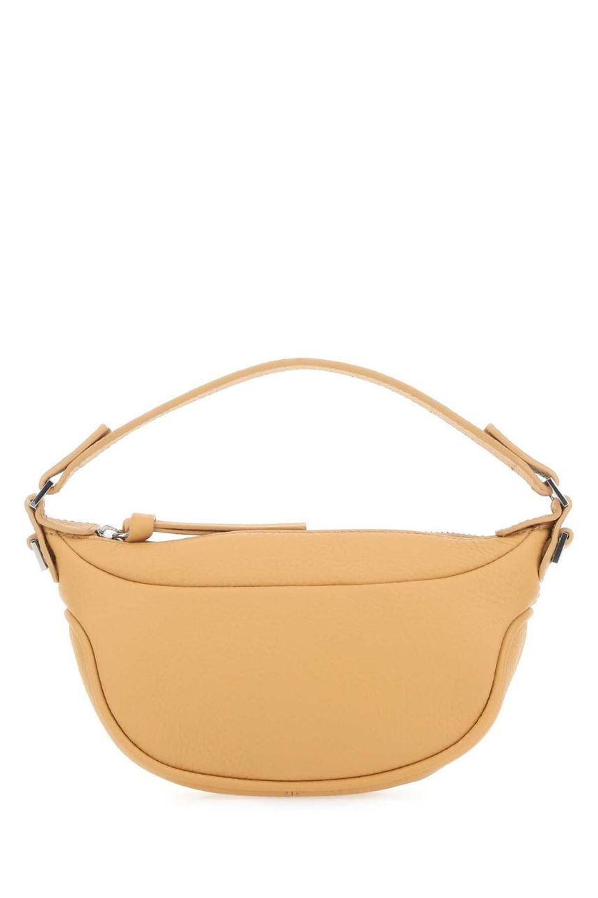BY FAR Sand leather mini Ami handbag 22PFAMINOBISFLTSMA BIS JP1