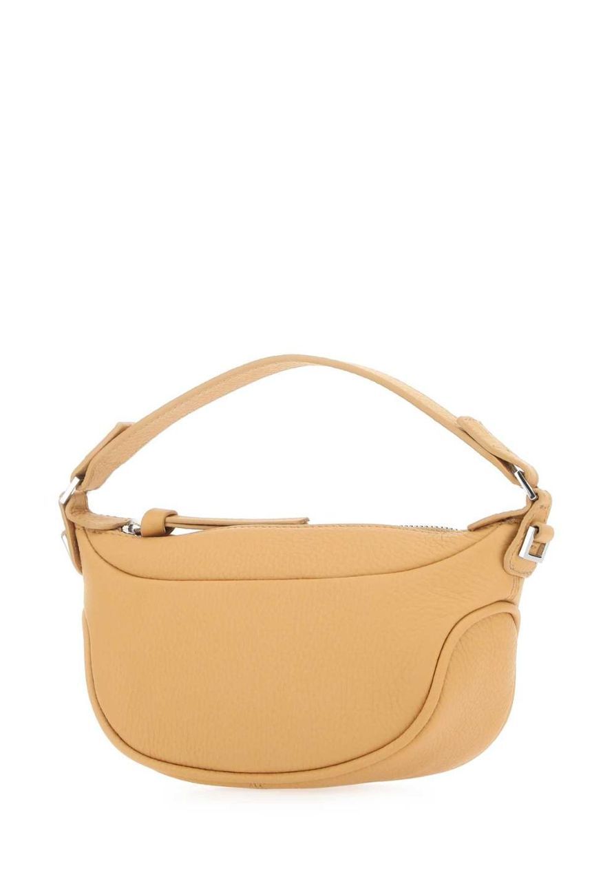 BY FAR Sand leather mini Ami handbag 22PFAMINOBISFLTSMA BIS JP1