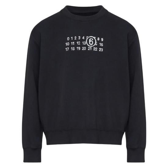 25SS MM6 메종마르지엘라 스웨터 M25004 SH2GU0021 900 Black