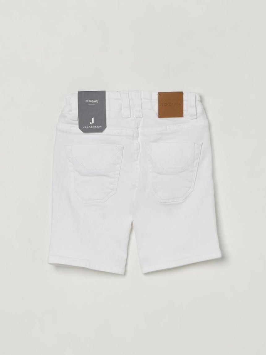 제커슨 Little Boys Shorts Jeckerson 592PJMBS25 White RE011 []