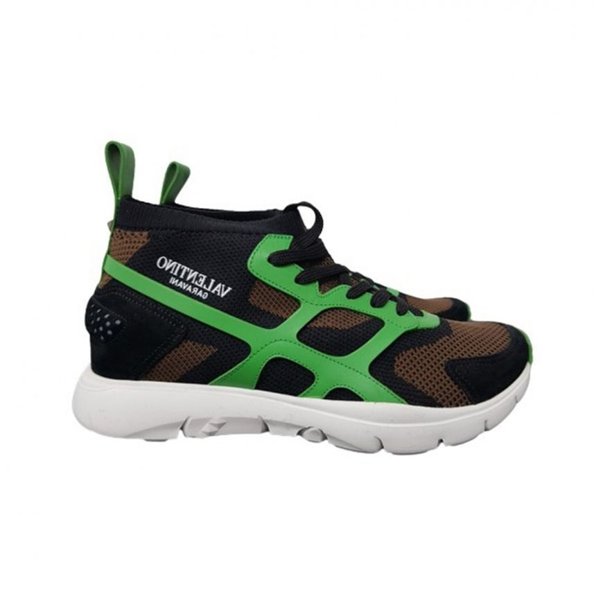 발렌티노 S0A57 GHB 19N 사운드 하이탑 스니커즈 그린 VALENTINO