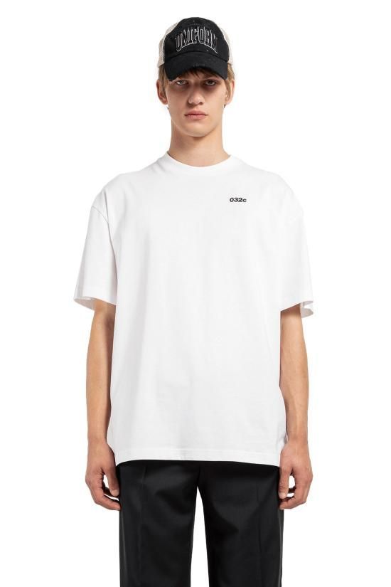 032C 반팔 티셔츠 S25URC0115100 White