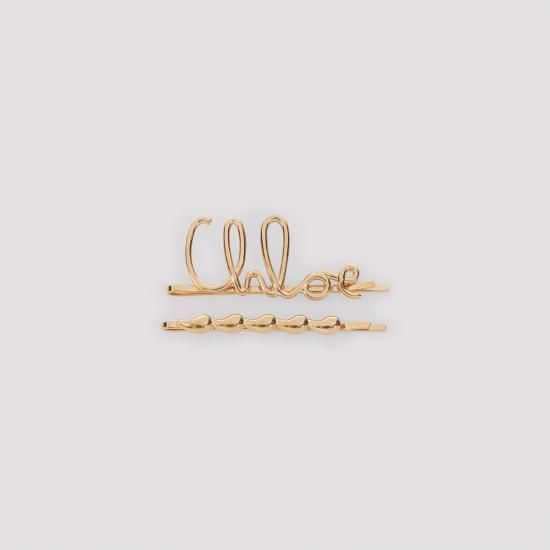 25FW 끌로에 헤어 액세서리 CHC24WFT43CB7 9DC VINTAGE GOLD