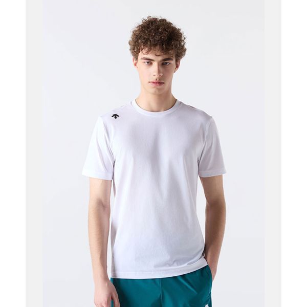 DESCENTE 터프 반팔 티셔츠 화이트(SQ123UTS11)