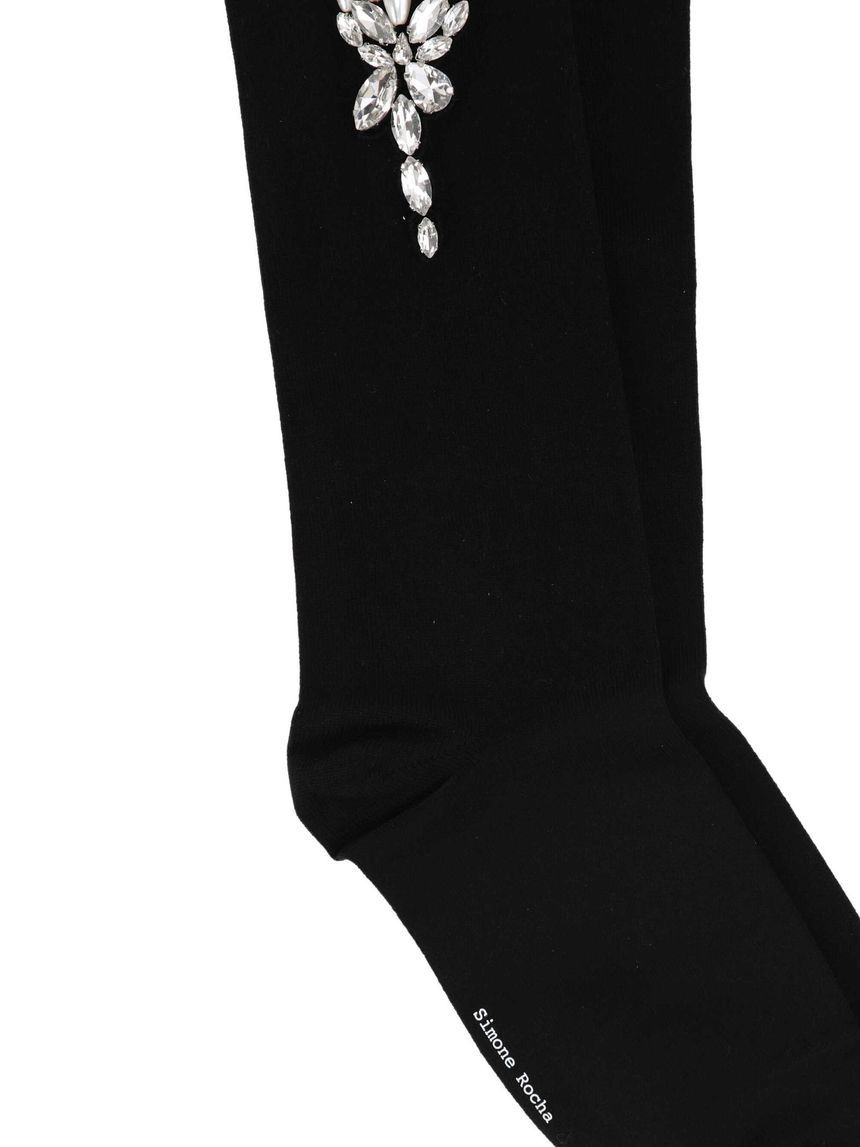 Simone Rocha Underwear SOCK580639BLACK/PEARL/CLEAR