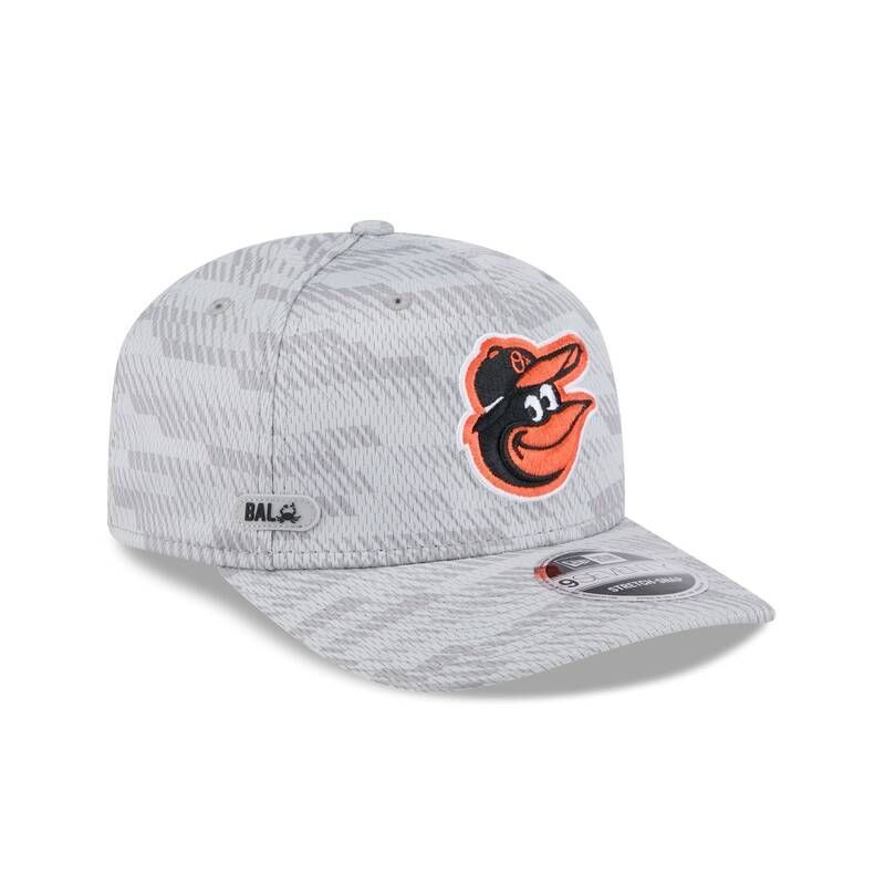 뉴에라 볼티모어 오리올스 2025 클럽하우스 그레이 9SEVENTY Stretch-Snap Hat 10617280