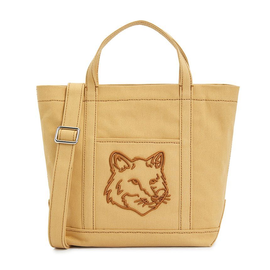 メゾン キツネ FOX HEAD SMALL TOTE バッグ LW05103WW0107 Maison Kitsune Fox Head Small Tote Bag LW05103WW0107 0102