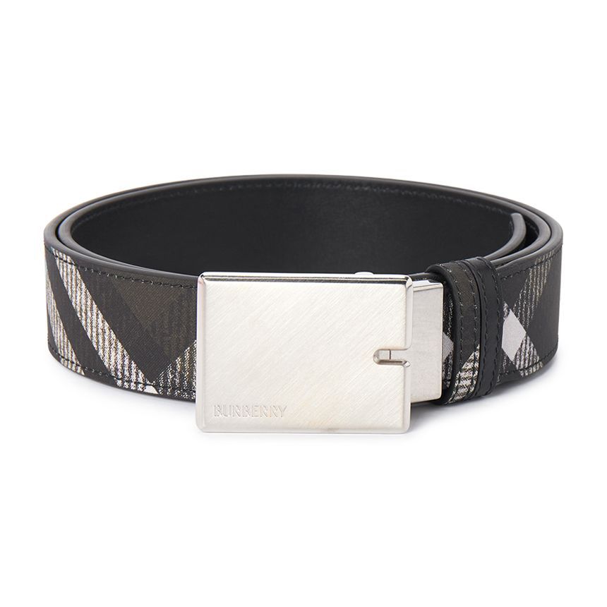 【美品✨】BURBERRY ブラックレザーベルト 極美品 VINTAGE BURBERRY レザーベルト ホースロゴ ブラック