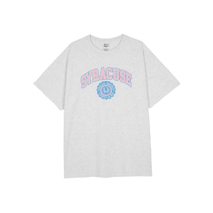 SYRACUSE 티셔츠 애쉬