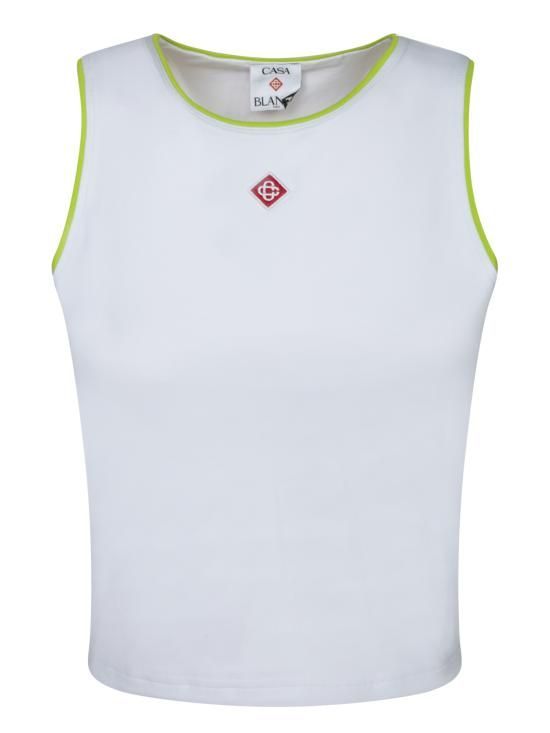 25SS 카사블랑카 탑 WS25JTS011 02 White