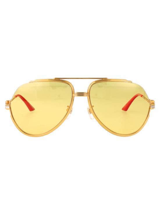 25SS 카사블랑카 선글라스 EW 037 03M GOLD CANARY gold