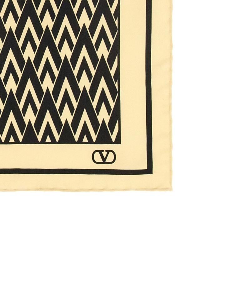 VALENTINO GARAVANI SILK TWILL SCARF 6Y2EK007DRQ_REX