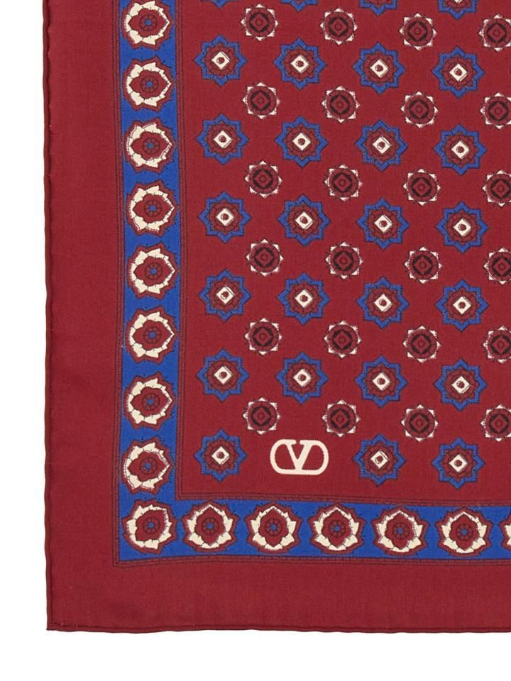 VALENTINO GARAVANI SILK TWILL SCARF 6Y2EK007RME_RDM