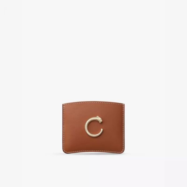 CAR티어 팬테르 드 까르띠에 가죽 카드 홀더 2357131