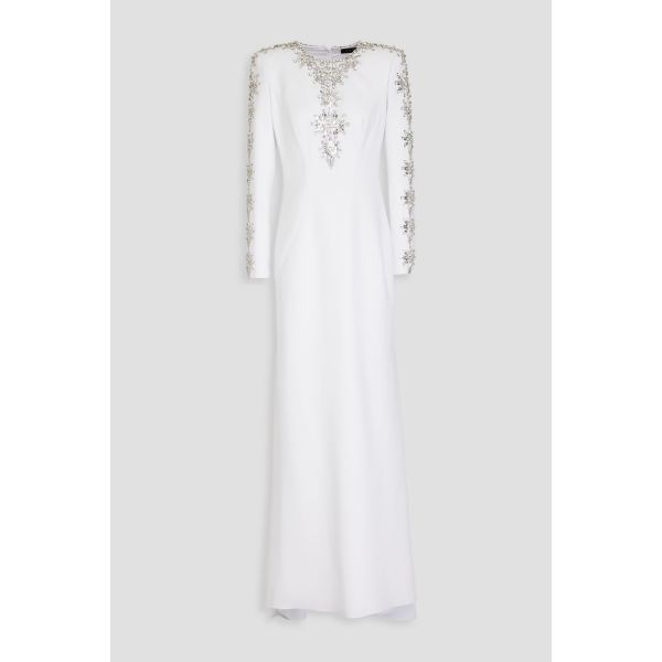 JENNY PACKHAM 제니 팩햄 엠브로이더리 트윌 가운 - 화이트 180279