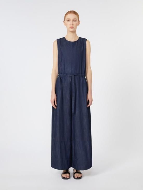 25FW 에스막스마라 롱 원피스 2529246012600001 NAVY