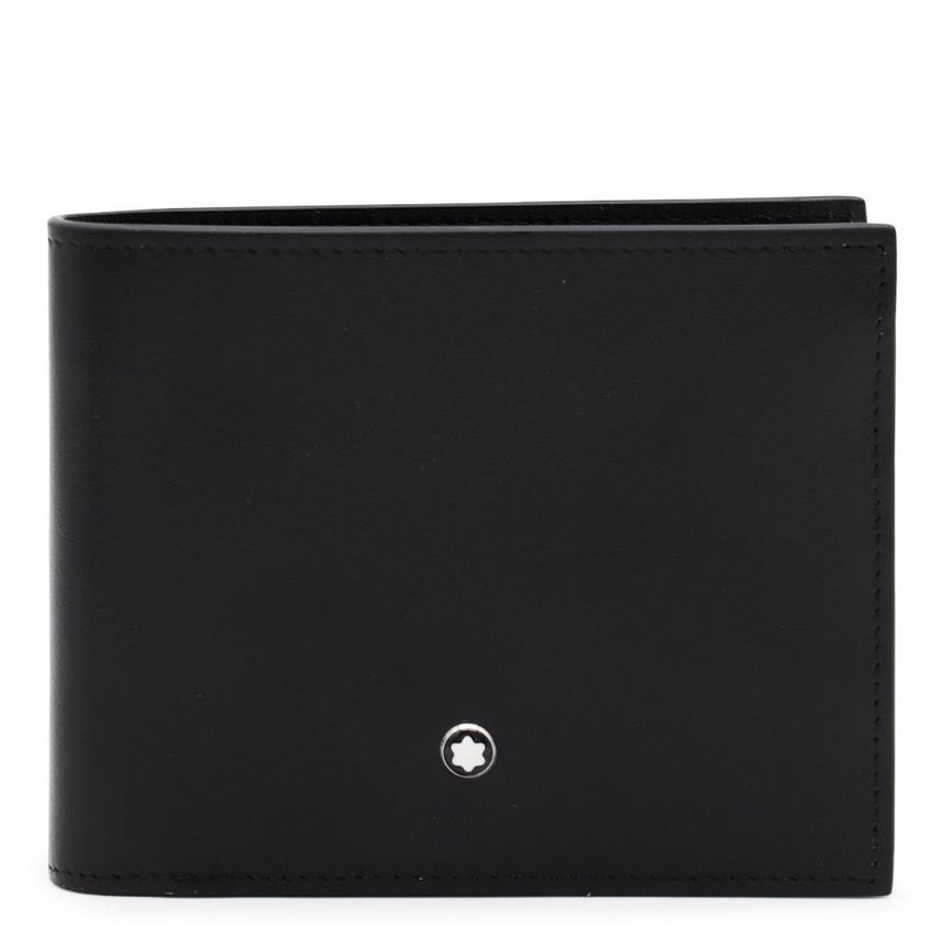 [S27]몽블랑 MB198308 남성 장지갑 반지갑 홀더 카드지갑 머니클립 오거나이저 동전지갑 BLACK LEATHER WALLET