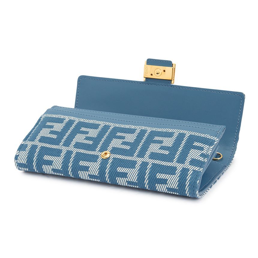 Fendi Baguette Women Chain Long Wallet 8M0365 AUNJ F1SKL