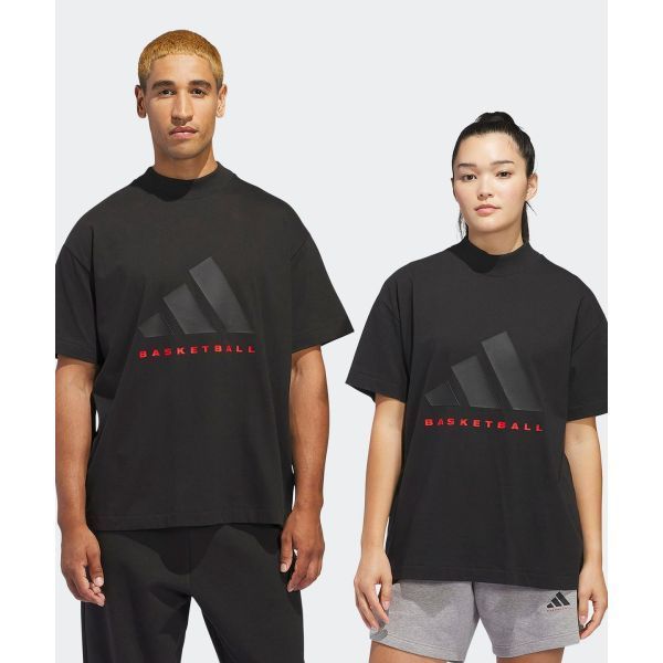 adidas 아디다스 바스켓볼 티 - 블랙 IW5644