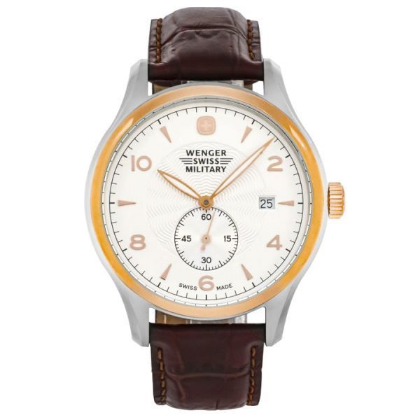 Wenger 웬거 스위스 아미 남성 클래식 엑세큐티브 42mm 스트랩 시계 79313C 2746852