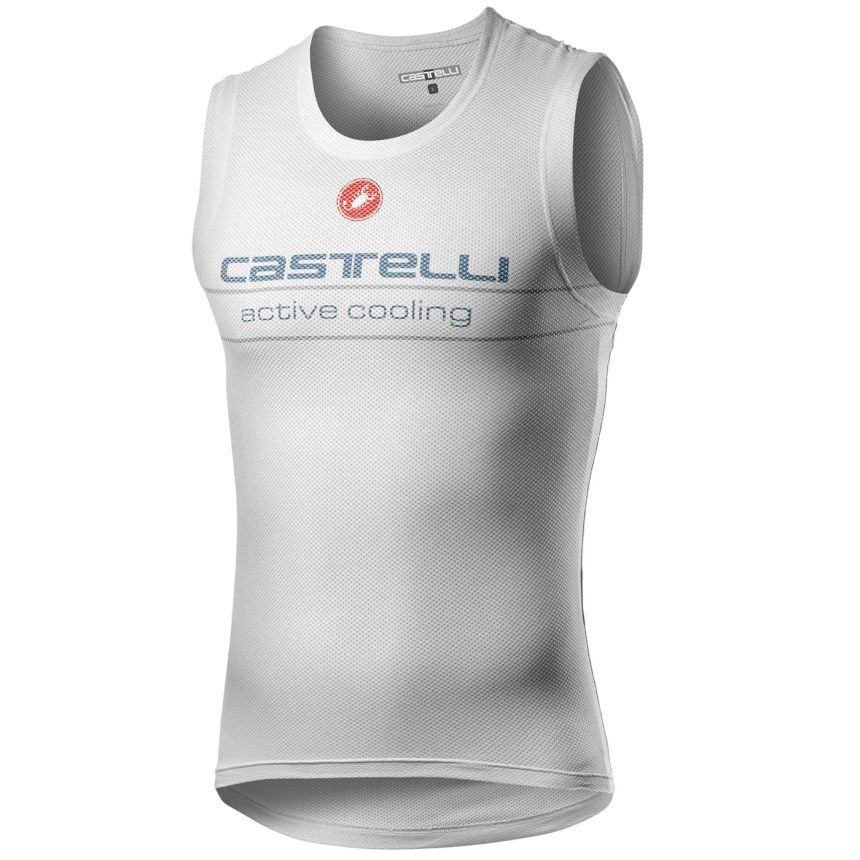 Conti CASTELLI Castelli Active Cooling sleeveless 저지 base layer - Grey 6246420709558