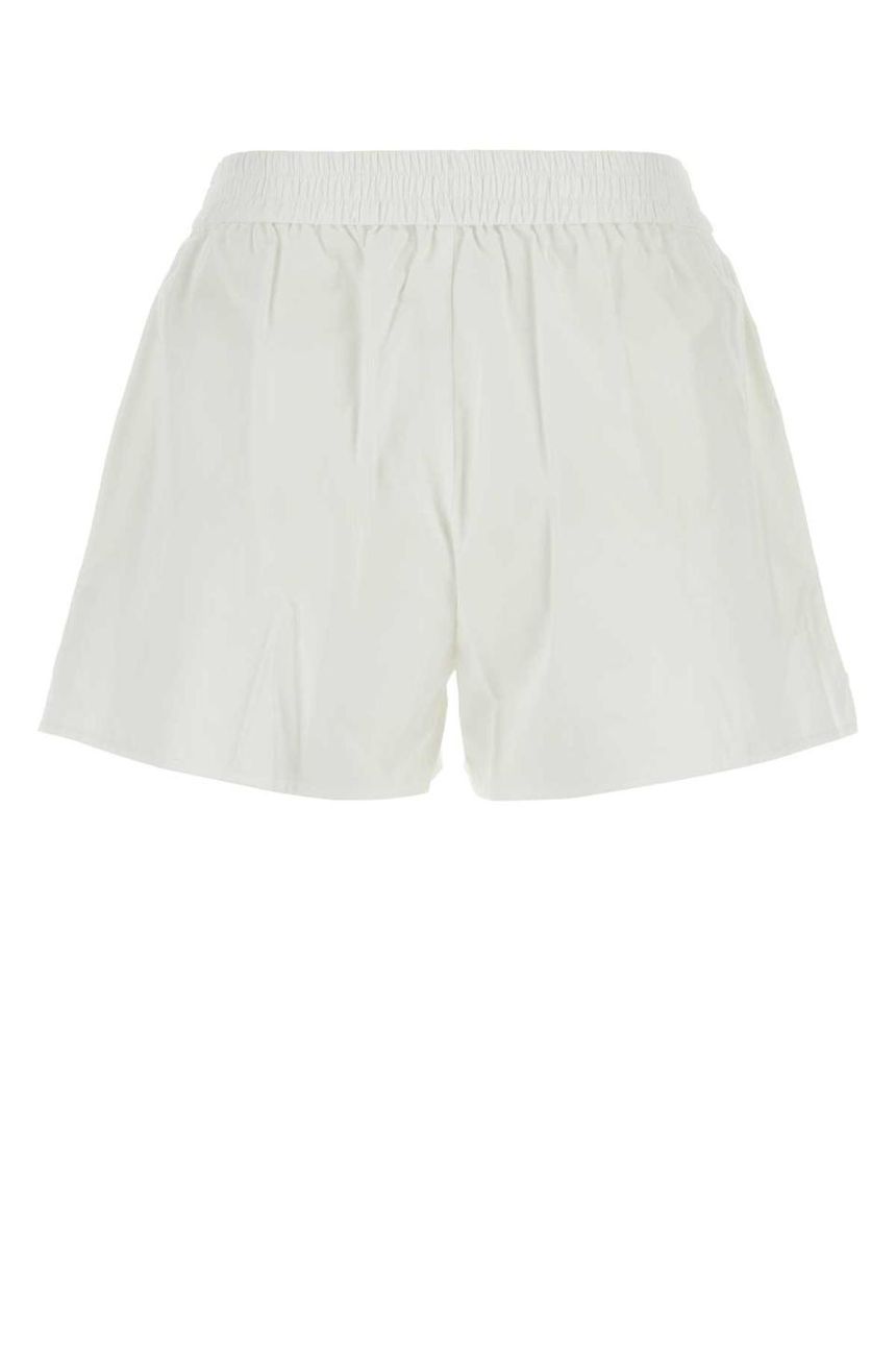 T BY ALEXANDER WANG 흰색 면 반바지 4WC2244370 100