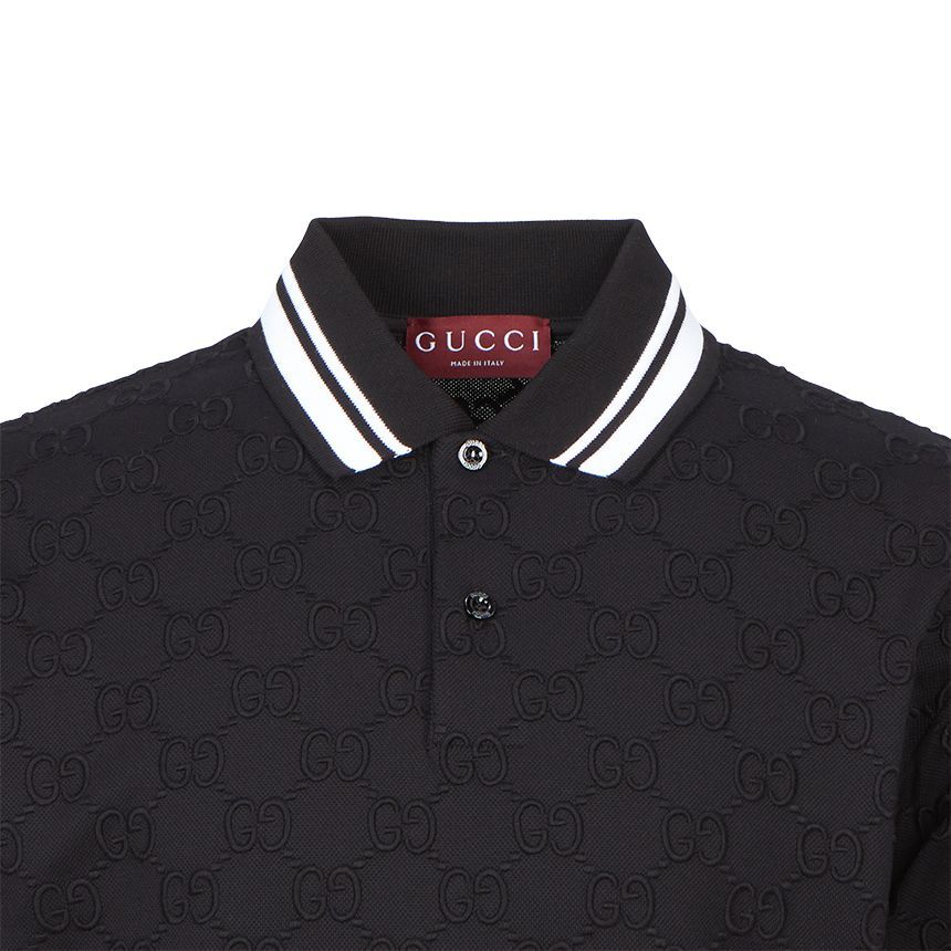 GUCCI メンズ 半袖Tシャツ 598956 XJGRT 1043 Gucci GG Men's Polo Short Sleeve T-Shirt 598956 XJGRT 1043