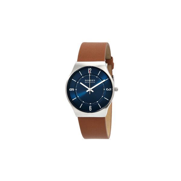 Skagen 스가엔 그레넨 쿼츠 오션 블루 다이얼 유니섹스 시계