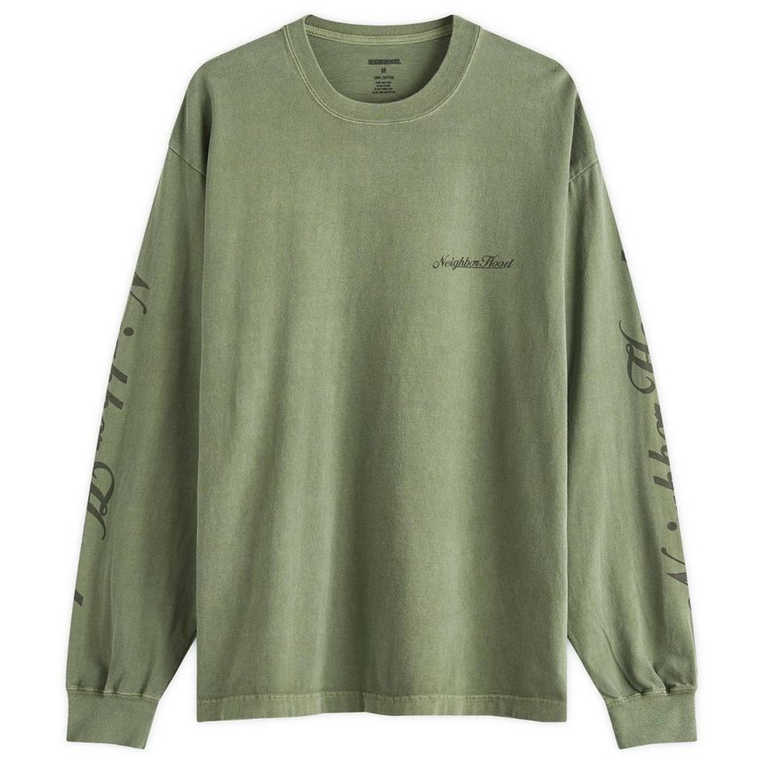 네이버후드 Neighborhood LS 12 Long Sleeve T Shirt 242PCNH-LT12-OLV