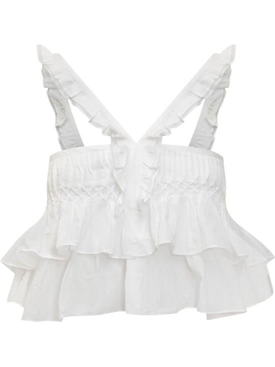 25SS 이자벨마랑에뚜왈 반팔 티셔츠 HT0602FA B3J04E 20WH White