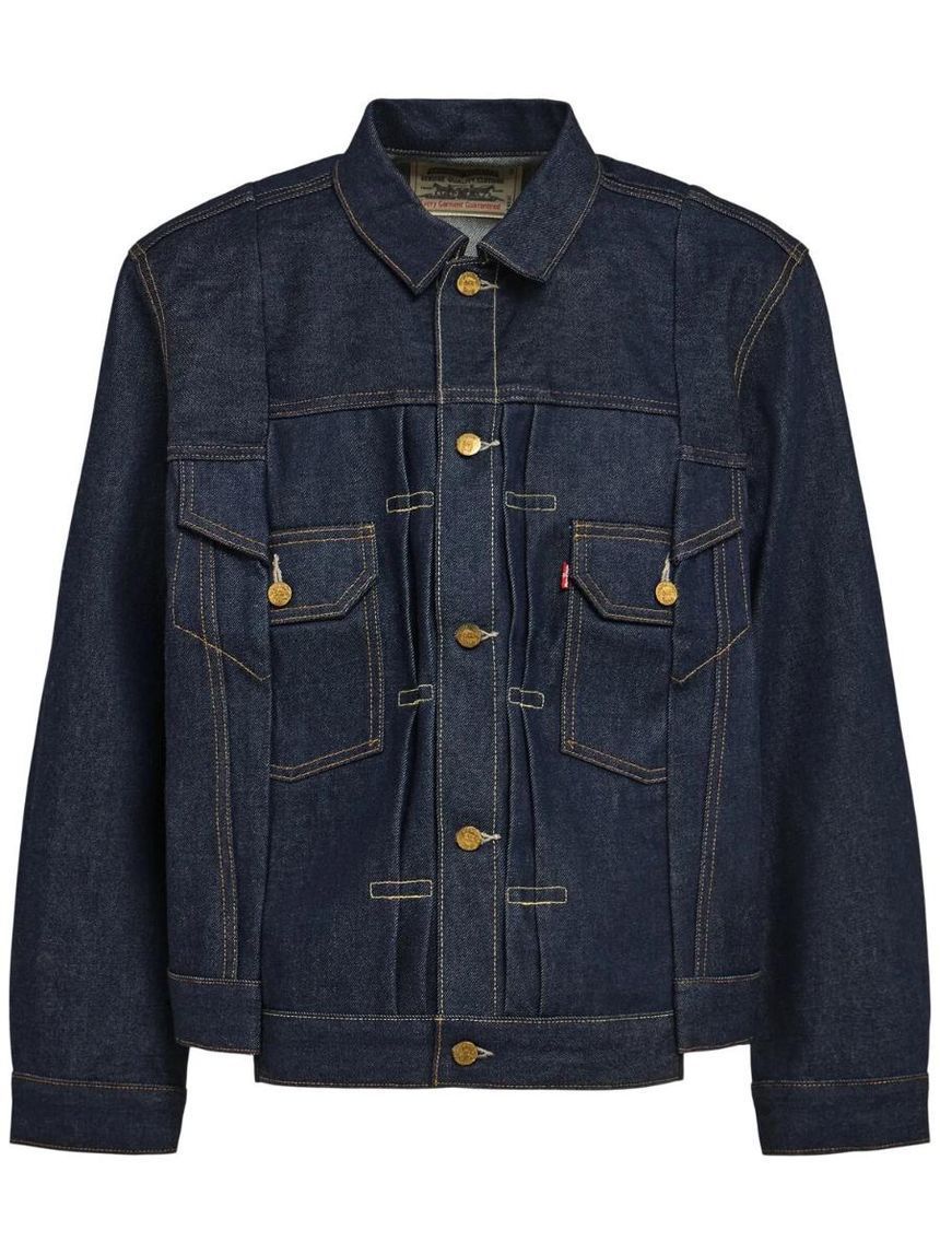 25 SS 사카이 남성 Levis 데님 재킷 81I IVO021 TP720071938