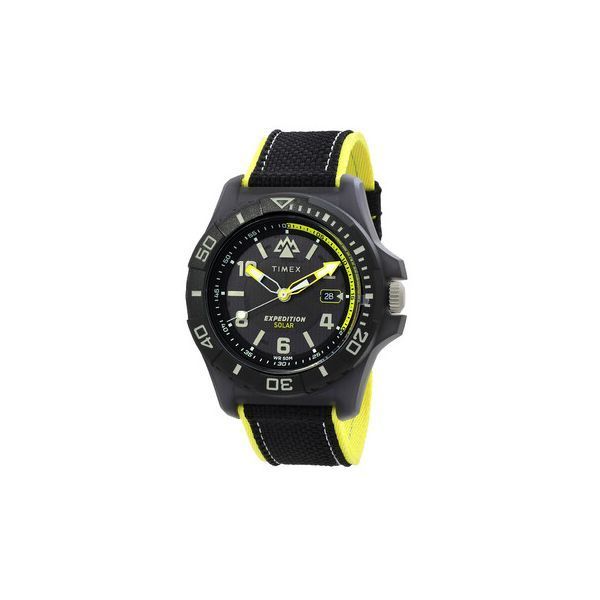 Timex 타이맥스 익스페디션 노스 프리다이브 오션 블랙 다이얼 남성용 시계 TW2V66200