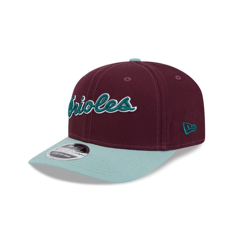 뉴에라 볼티모어 오리올스 마룬 9SEVENTY Stretch-Snap Hat 10323580