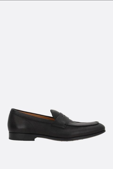 XXM51B00010S5P B999 GRAINED LEATHER PENNY LOAFERS