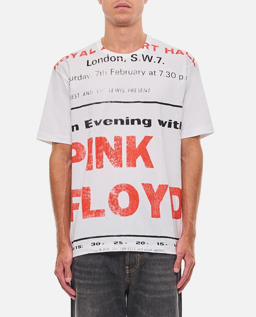 준야 와타나베 WNT0050511 PRINTED PINK FLOYD COTTON T SHIRT