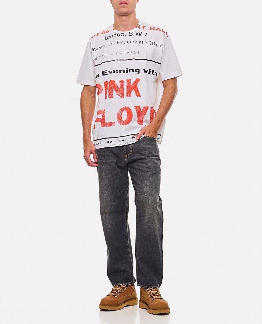 준야 와타나베 WNT0050511 PRINTED PINK FLOYD COTTON T SHIRT