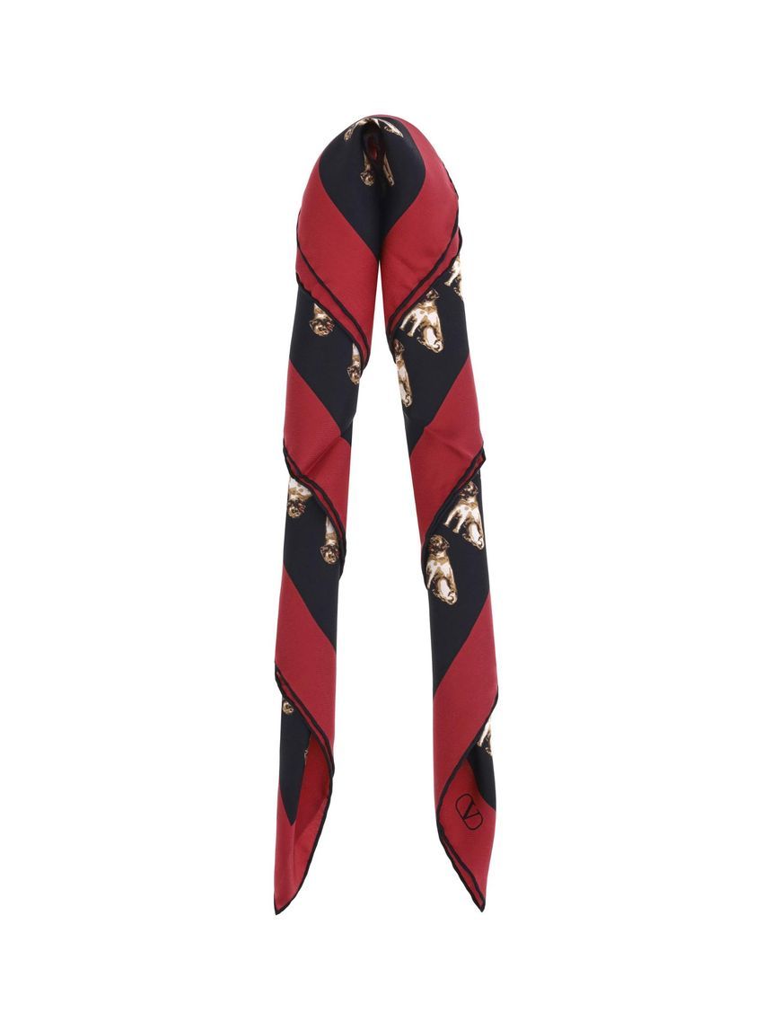 VALENTINO GARAVANI 7W2EK001QLK_CEX Petit Charles silk Scarf