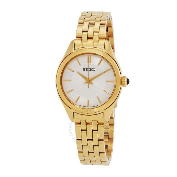 Seiko 세이코 쿼츠 화이트 다이얼 여성용 시계