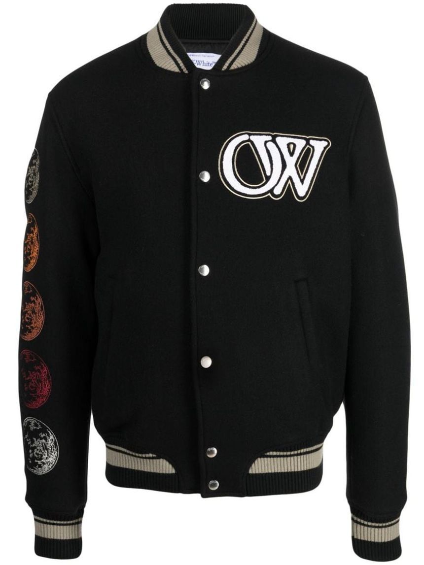 오프화이트 자켓 OMEH053F23FAB002 Black