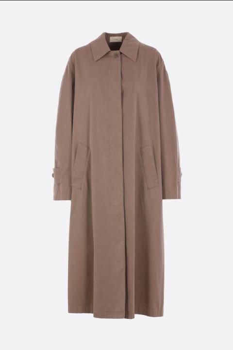 더로우(The Row) | THE ROW 9037W3670TAU Rocco coat in cotton