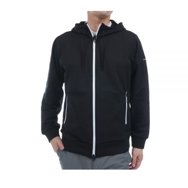 TITLEIST 타이틀리스트 25SS Mini-hair Hoodie (TMPMJ140J-BK) (남성 미니-헤어 후드 집업)