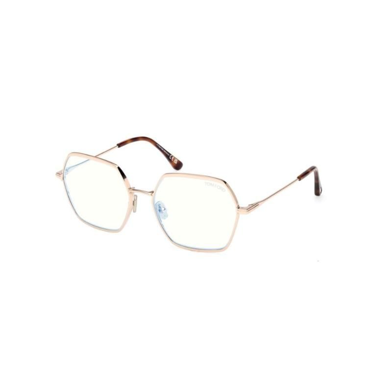 남성 Tom Ford Eyewear 기하학 프레임 안경 028
