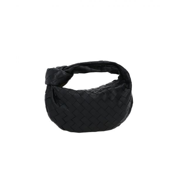 보테가 베네타 미니 레더 조디백 블랙 골드 Bottega Veneta Mini Leather Jodie Black Gold
