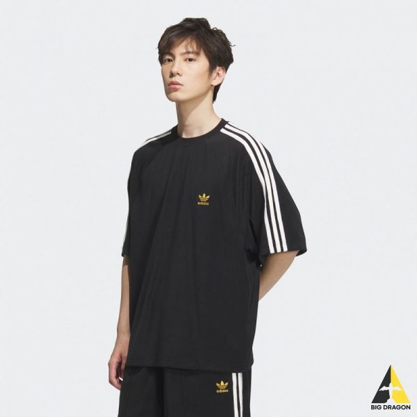 ADIDAS 아디다스 반팔 테리 티 - BLACKGOLDMT