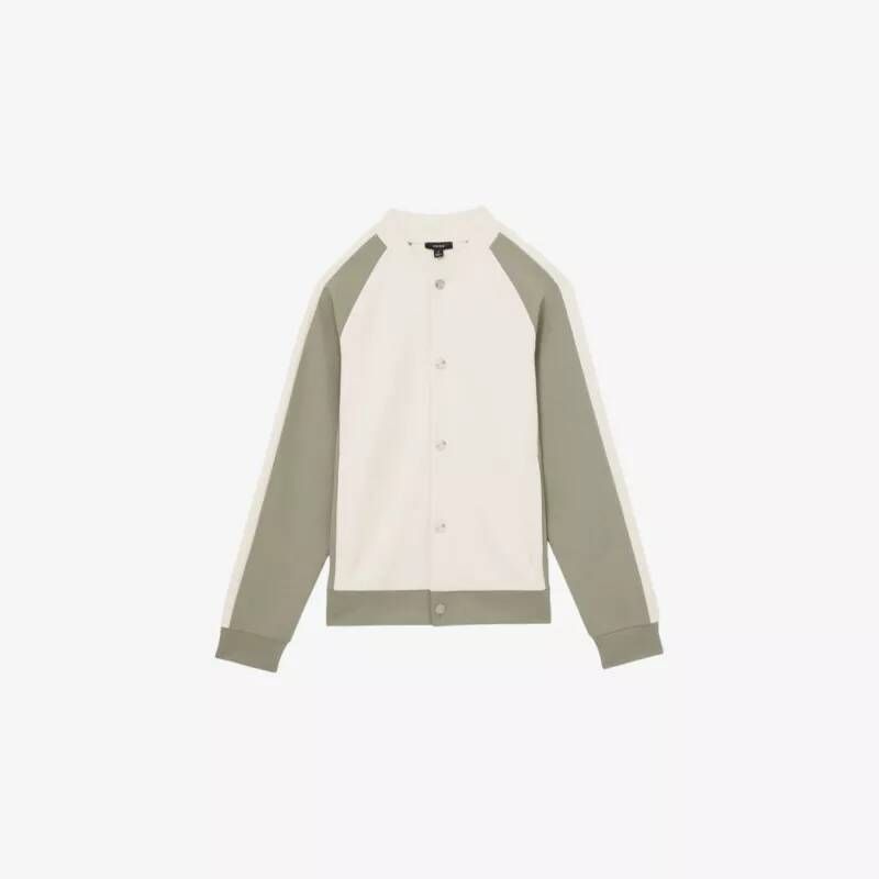 REISS 리스 펠햄 컬러 블록 직조 봄버 재킷 3323371