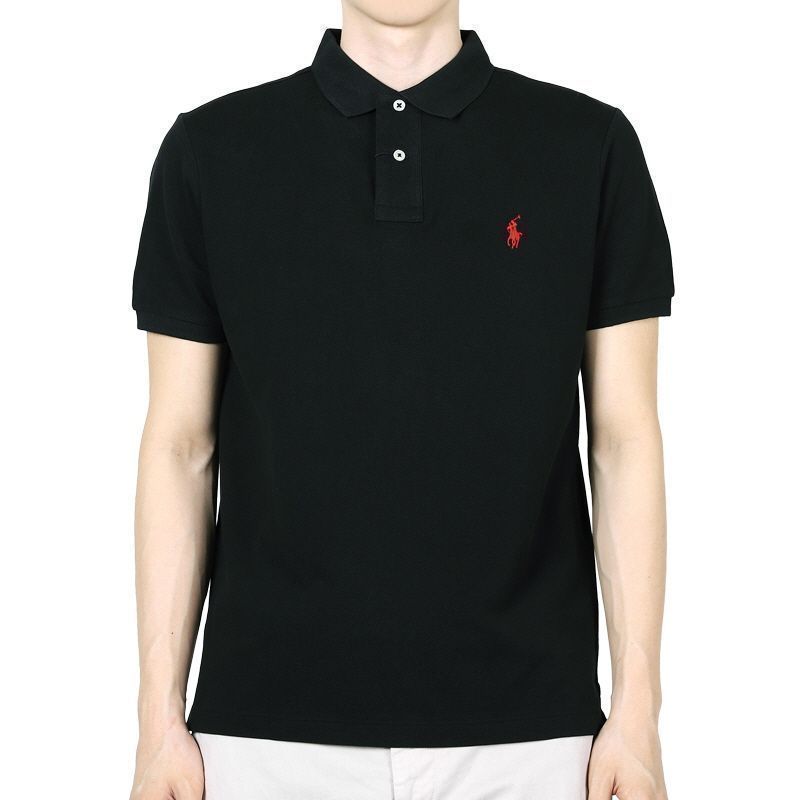 랄프 로렌 폴로 티셔츠 710782592001 Black